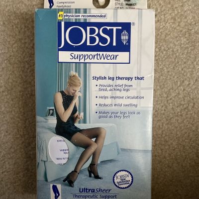 Jobst Ultrasheer 8-15 mmhg Silky Beige waist CT Support Compression Small - NEW